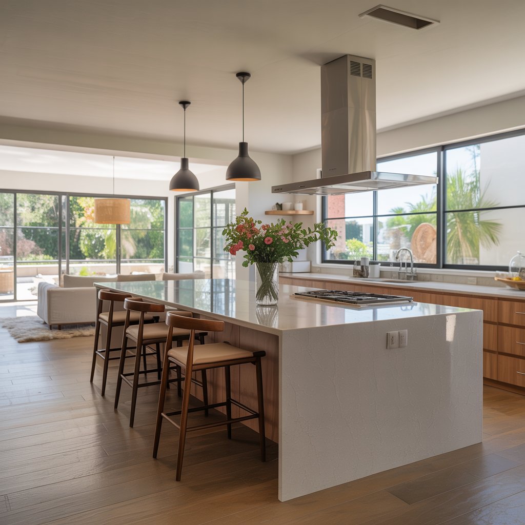 Open Concept Kitchen Flow & Connection