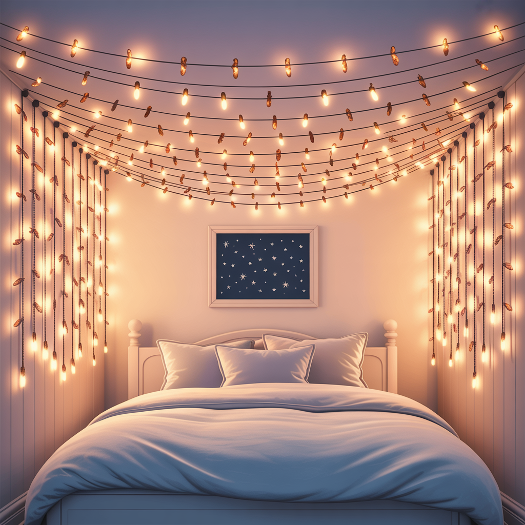 Ceiling Twinkle Canopy: Your Personal Starlight