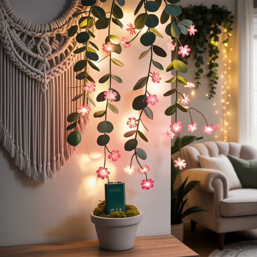 Fairy Light Table Lamps Handcrafted Warmth