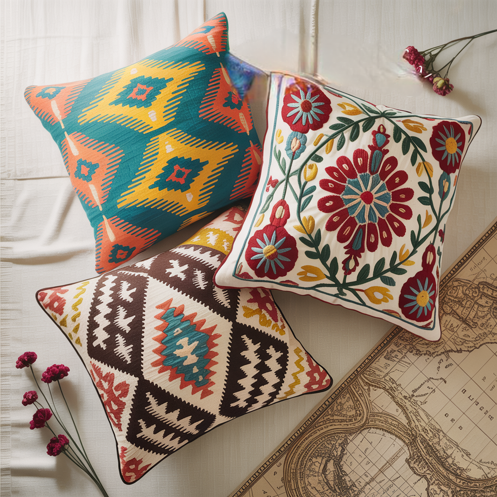 Global & Ethnic Prints (Ikat, Suzani, Kilim)