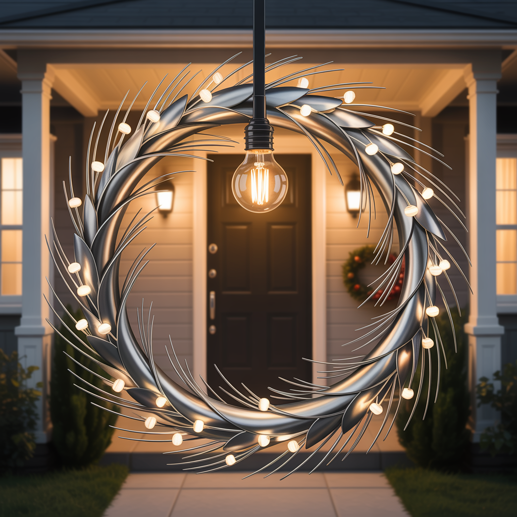 Tech-Infused Illuminated Wreaths
