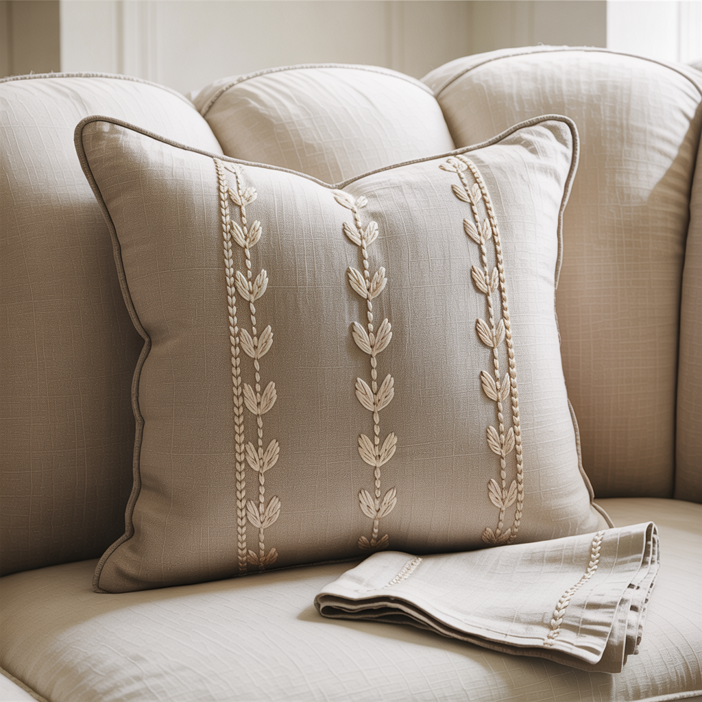 Timeless Embroidered Linen