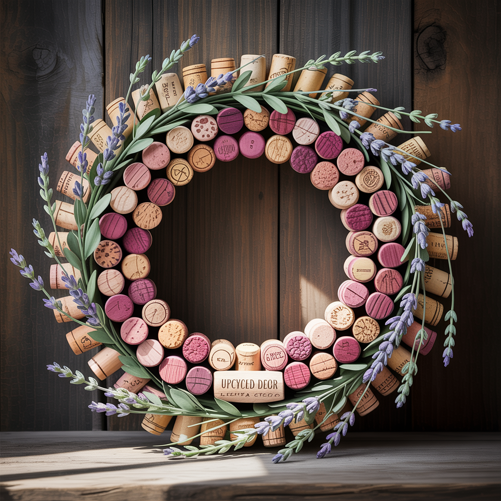 Upcycled & Repurposed Material Wreaths