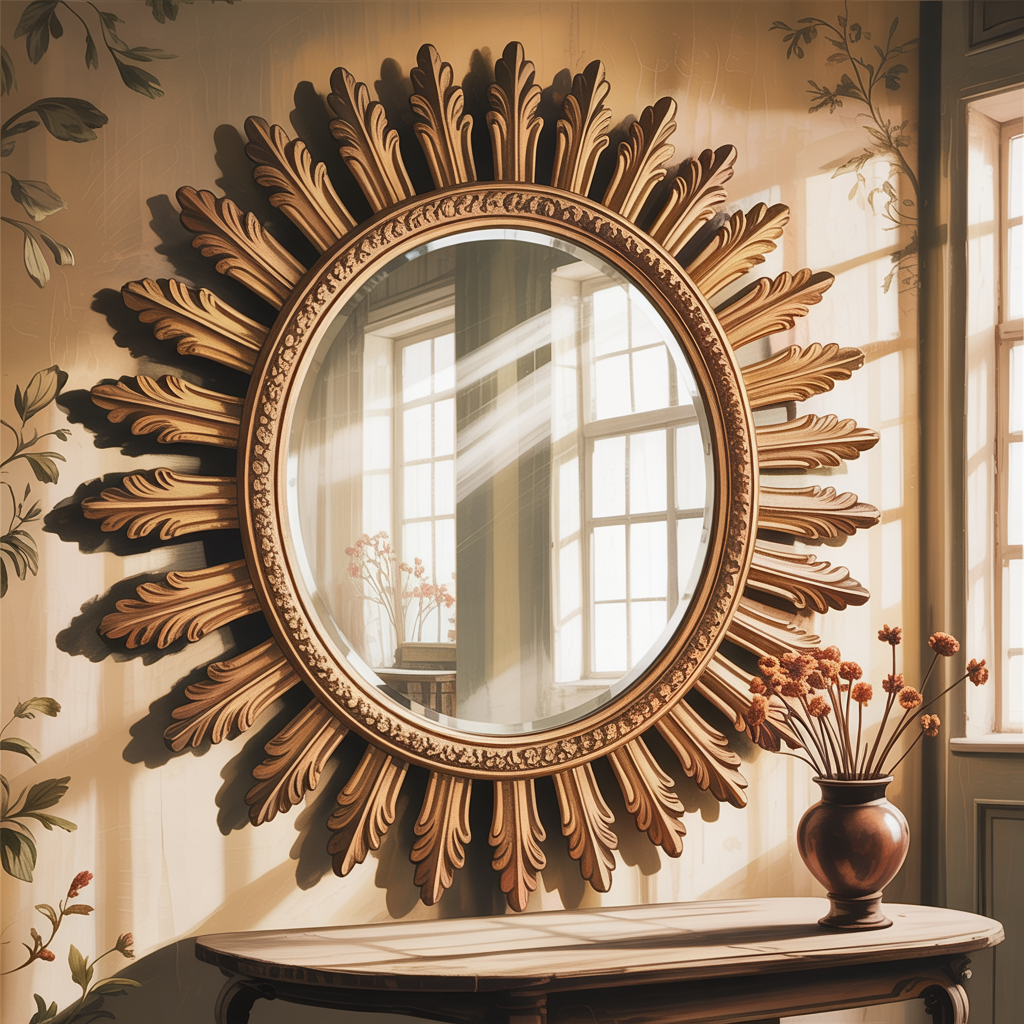 Vintage Mirrors as Art