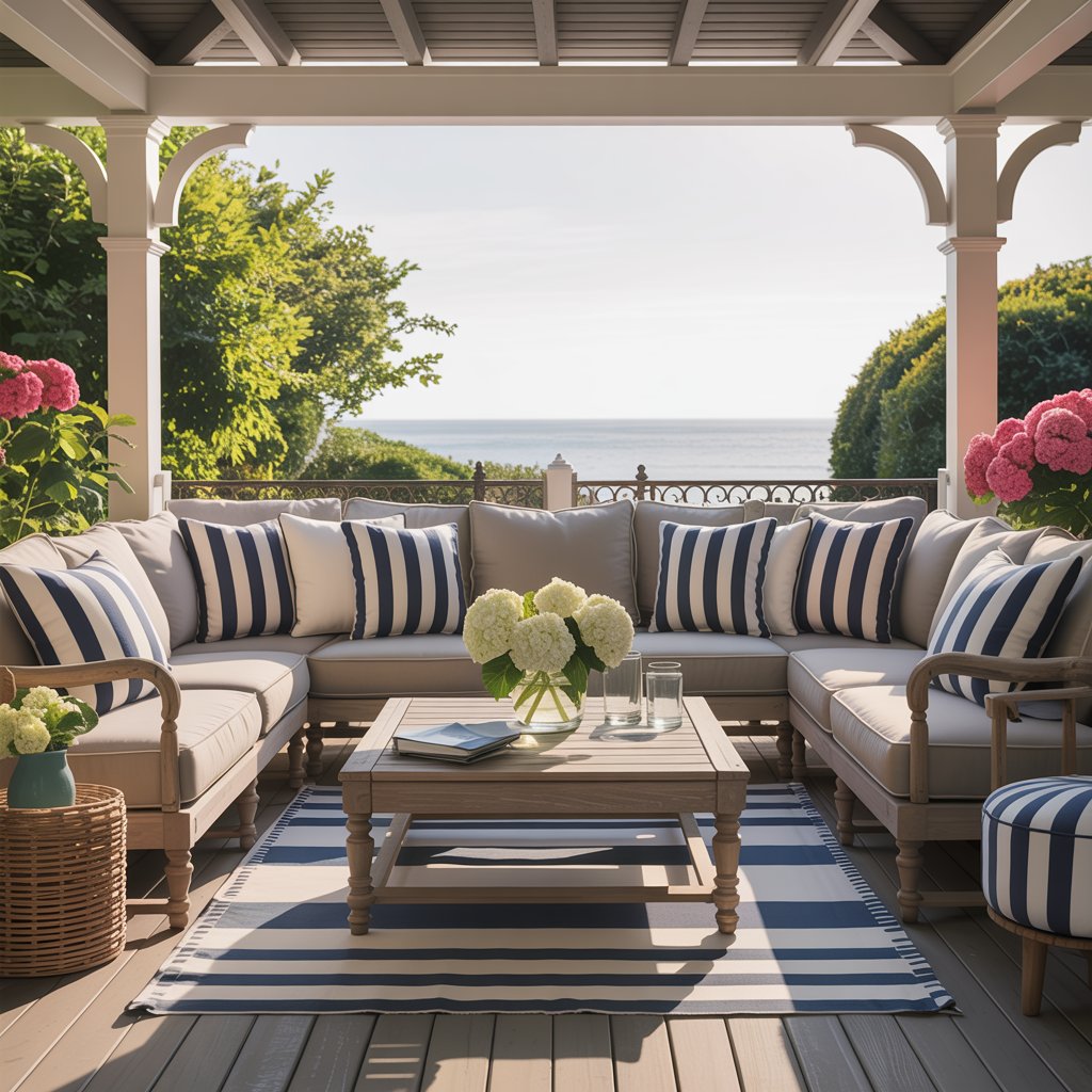 Coastal Stripes for Nautical Elegance
