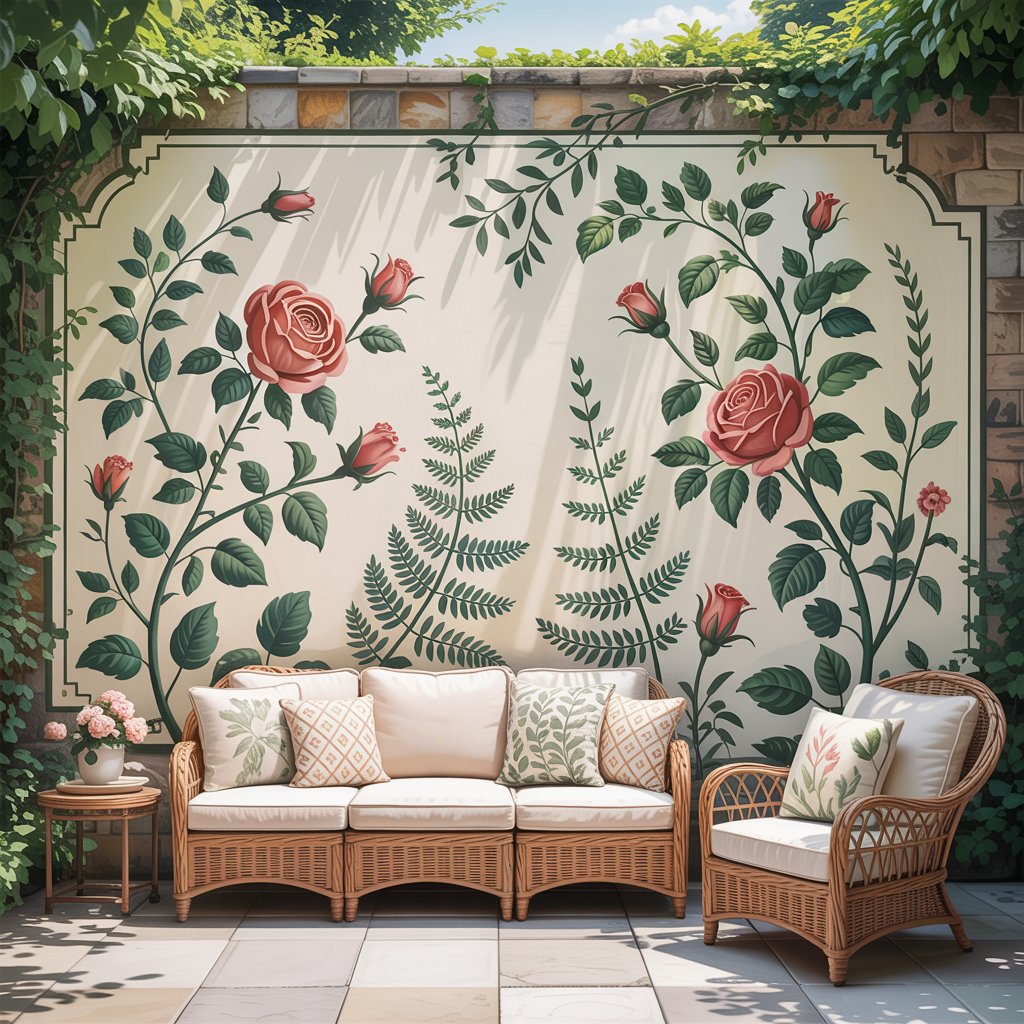 Painted Stenciled Murals