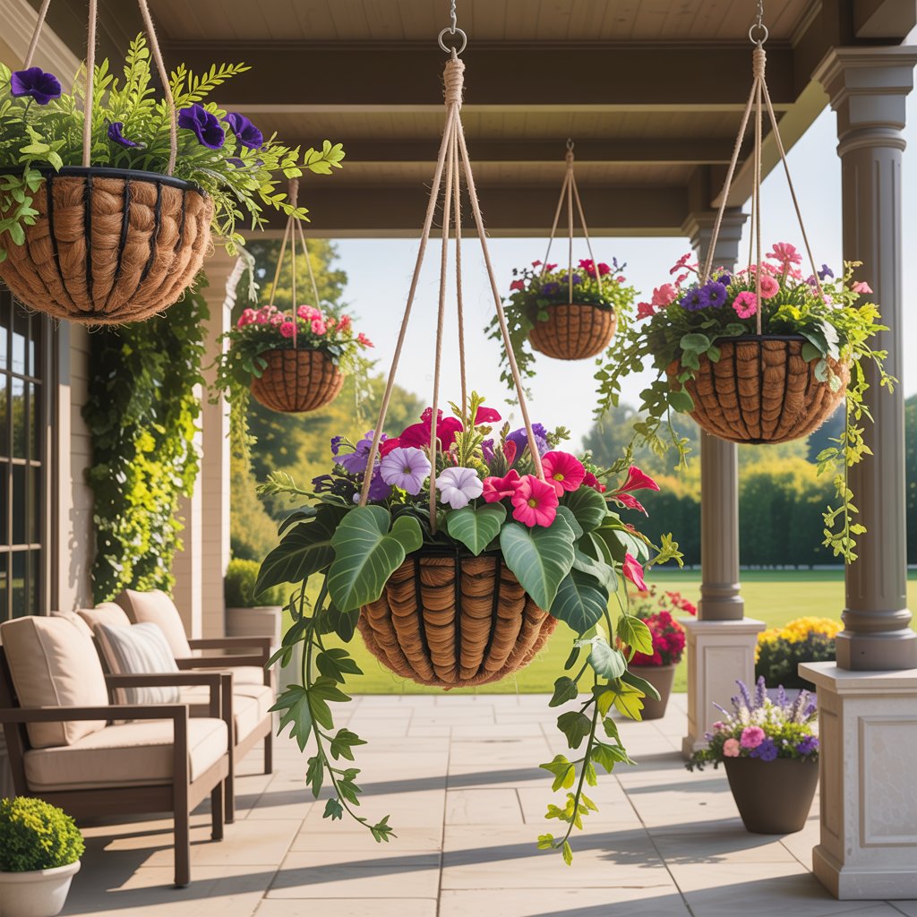  Porch Hanging Basket Cascades