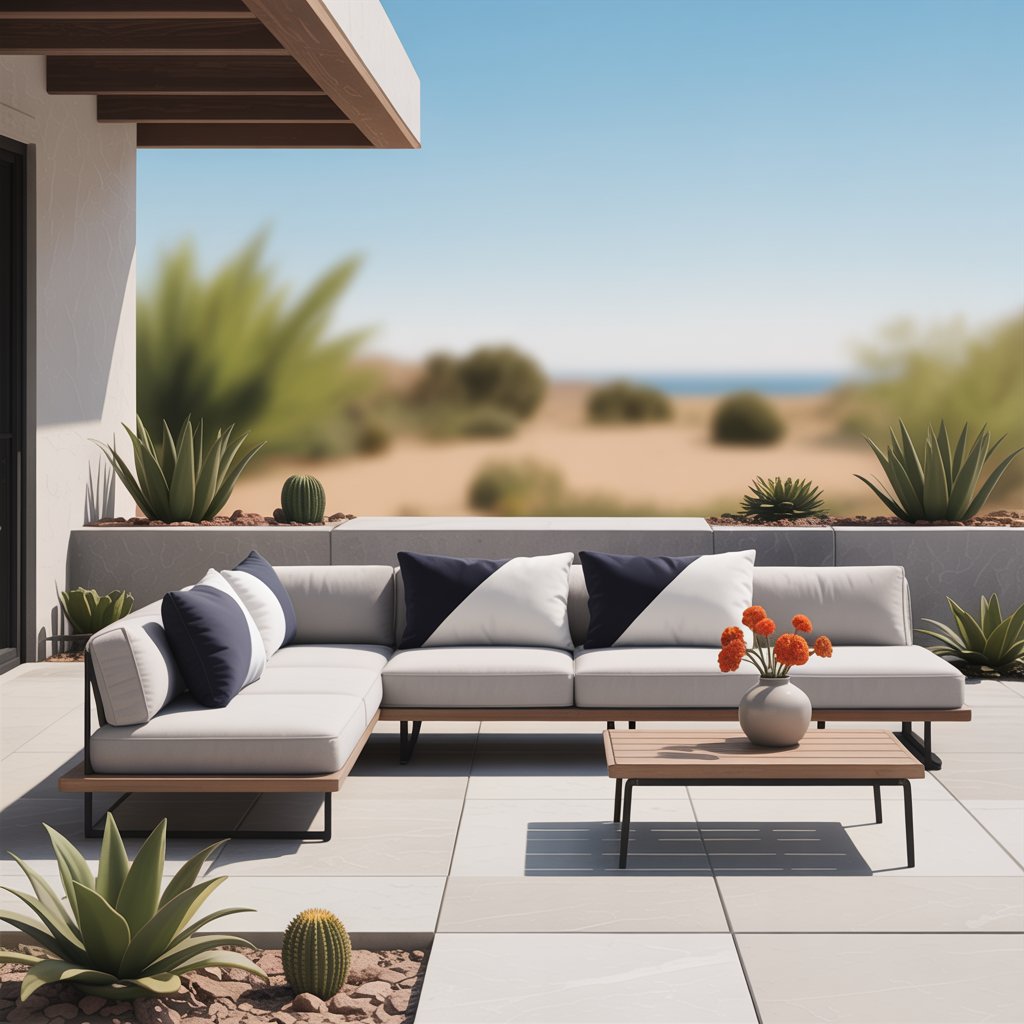 Color-Blocked Pillows for Architectural Interest