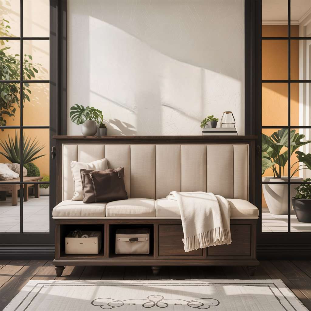 Add a Bench with Hidden Storage