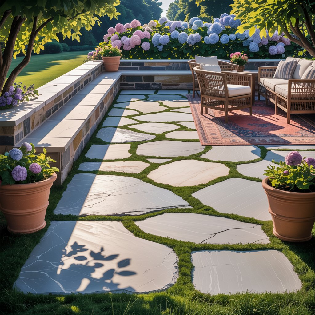 Build a Natural Stone Patio Foundation