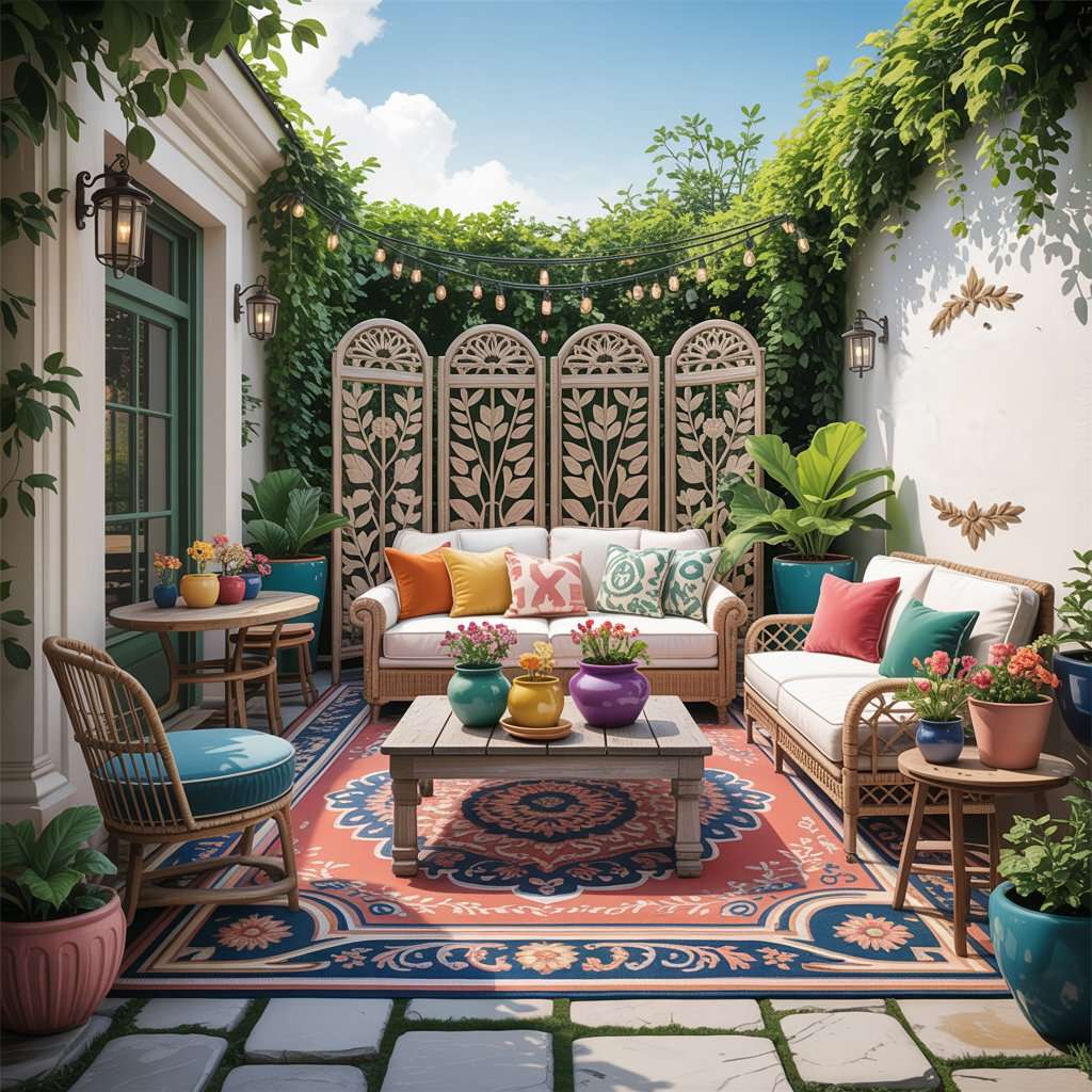 Design Maximalist Outdoor Living Areas