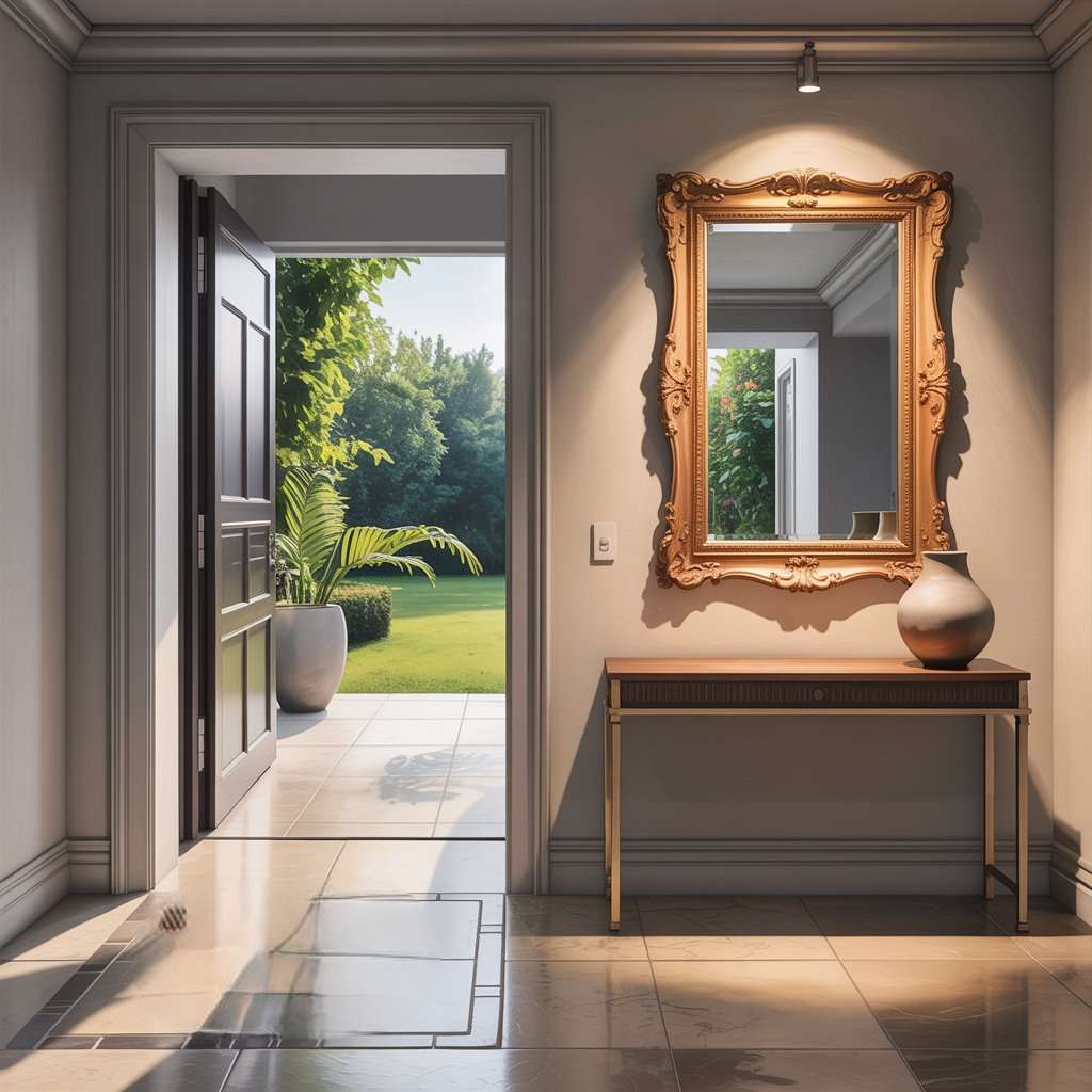 Display a Framed Mirror as Wall Art