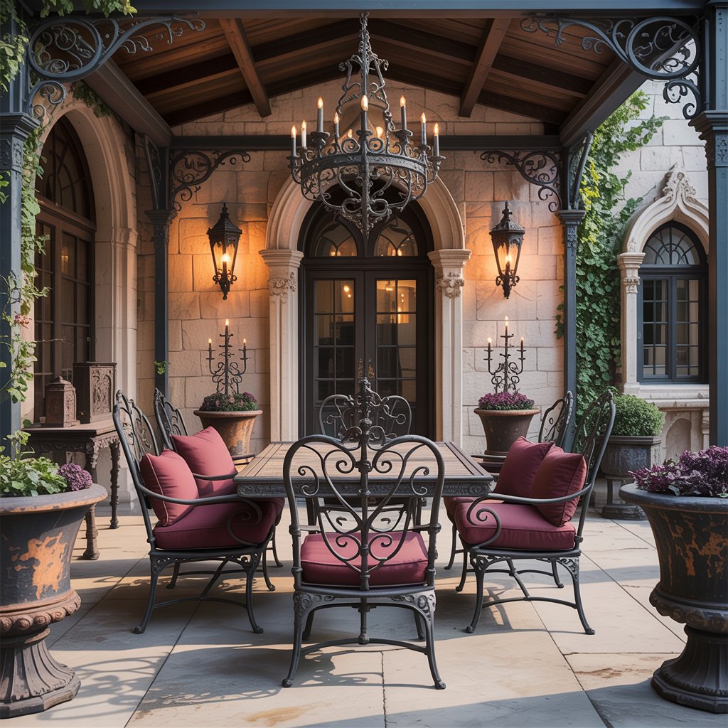 Feature Wrought Iron Accents