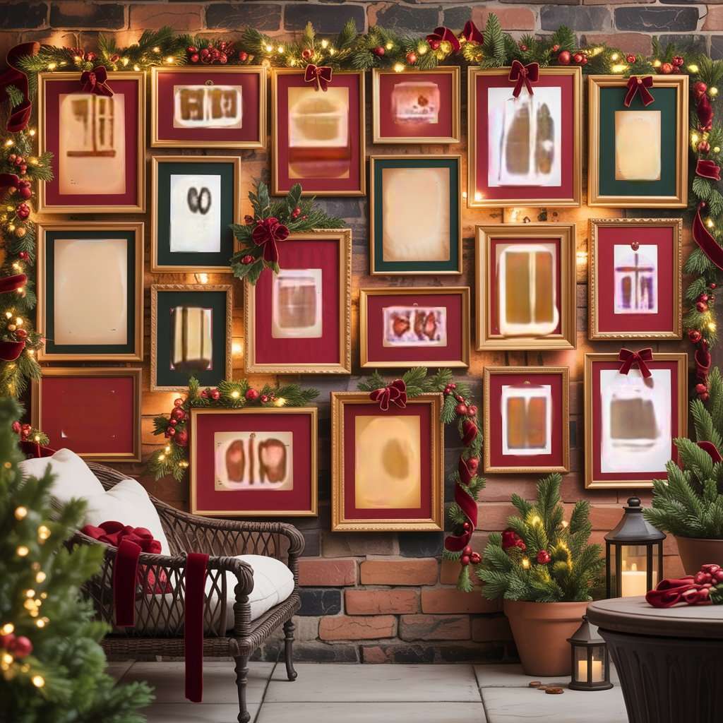 Framed Holiday Recipe Collection