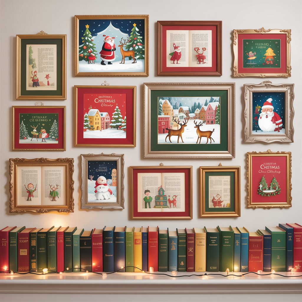 Framed Holiday Storybook Pages
