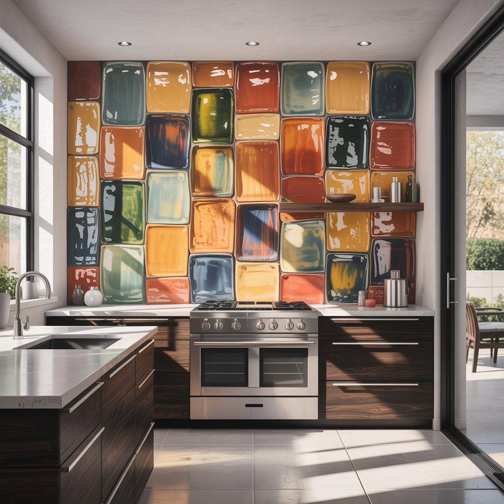 Handcrafted Ceramic Tile Features