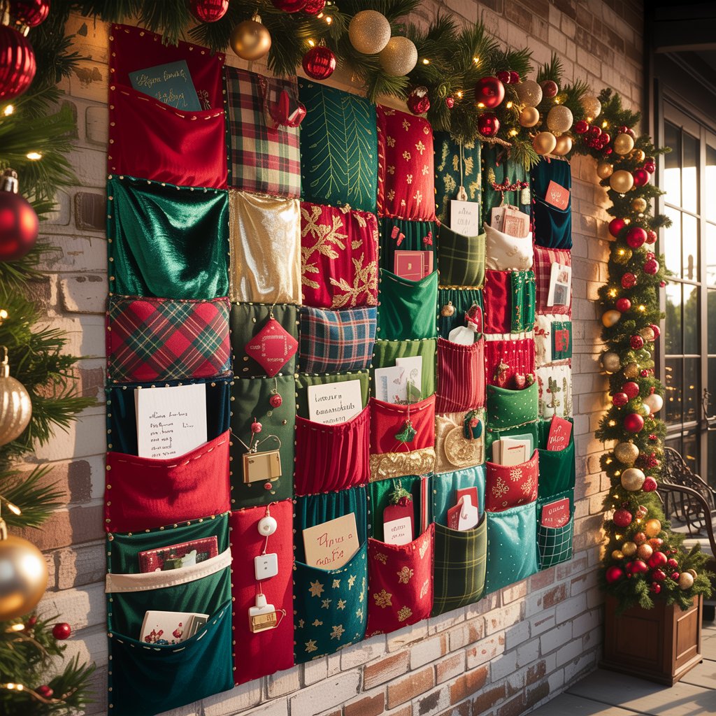 Holiday Fabric Collage