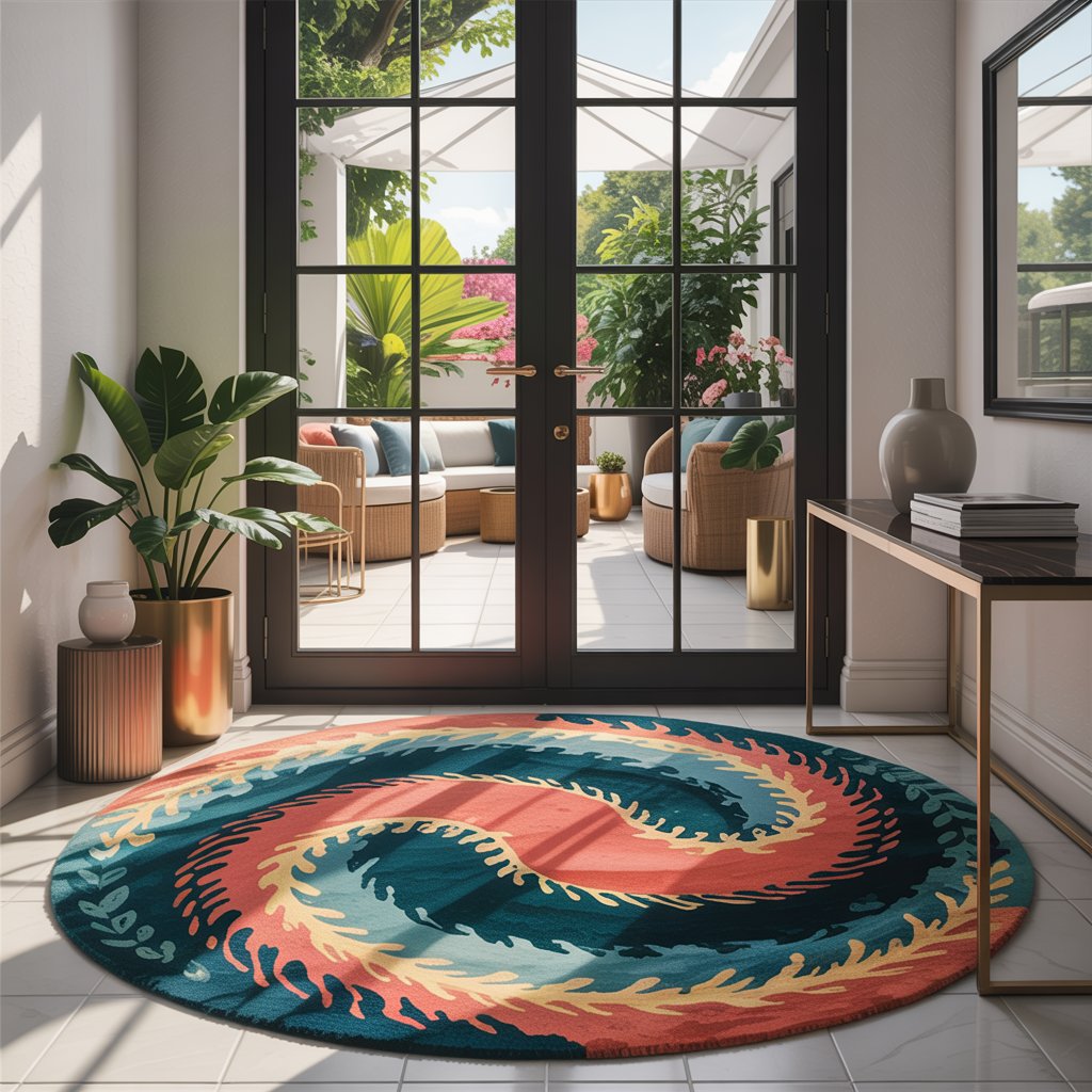 Incorporate a Colorful Area Rug