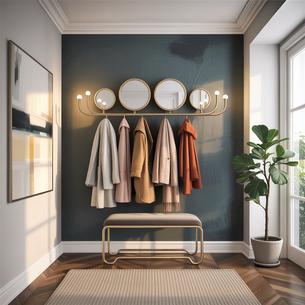 Install a Designer Coat Rack