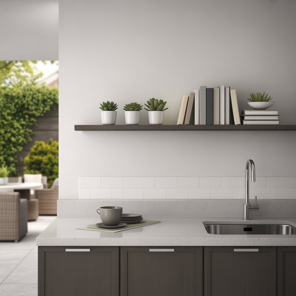 Install a Floating Shelf for Minimalist Charm