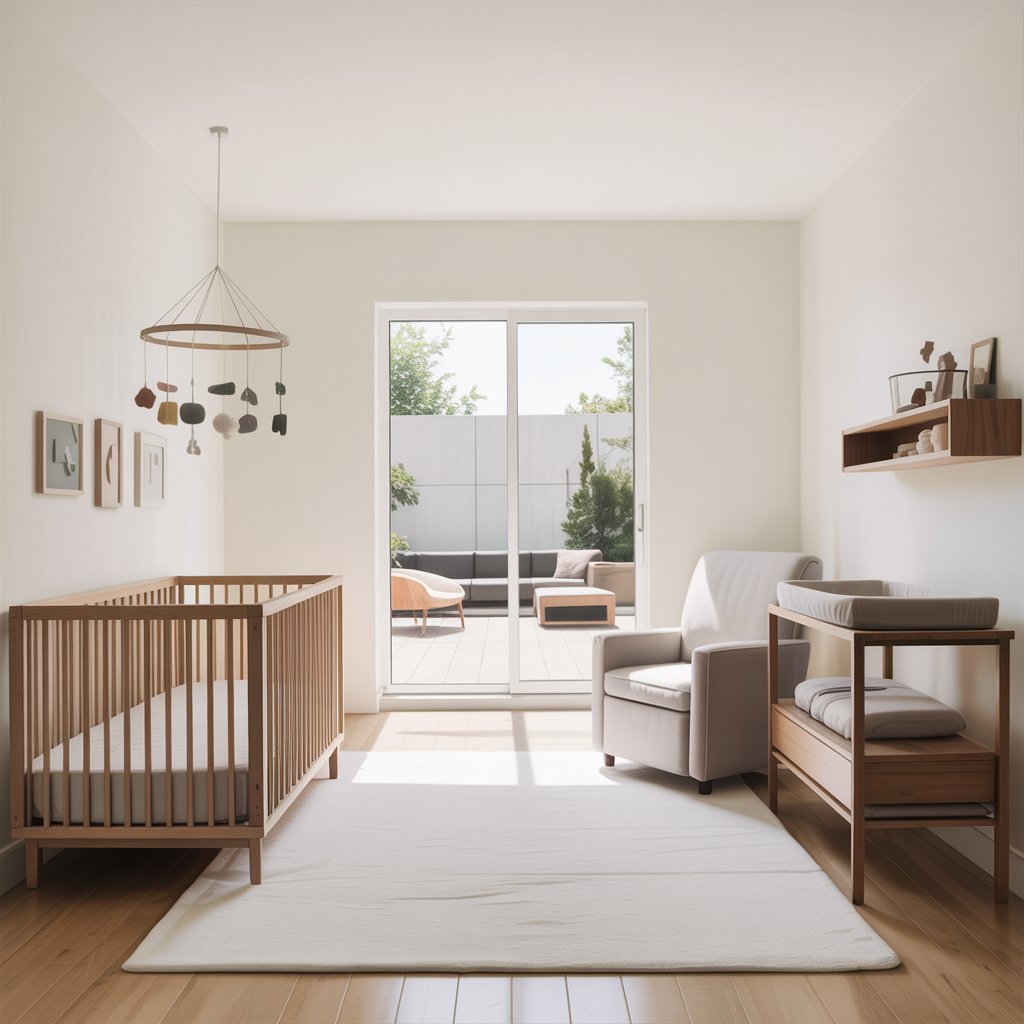 Minimalist Modern Nurseries Less is More