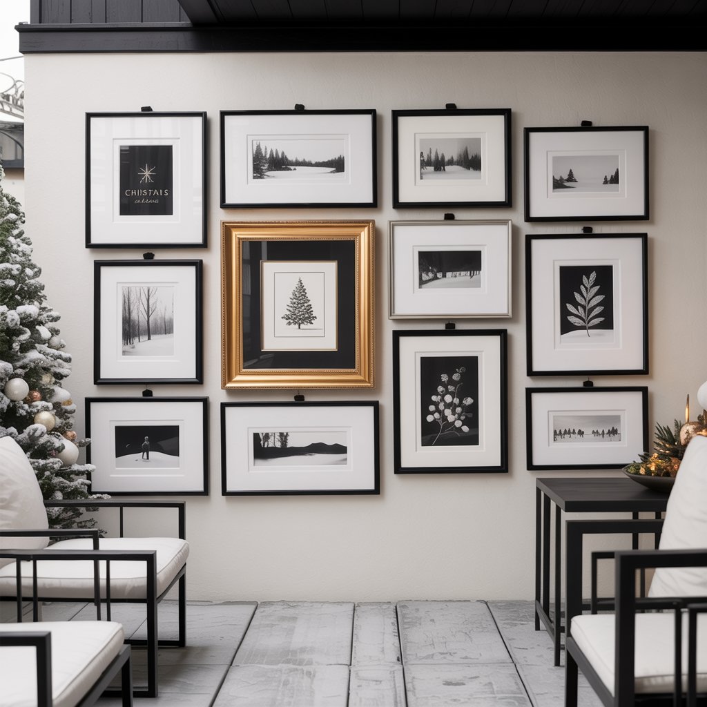 Minimalist Monochrome Gallery Wall
