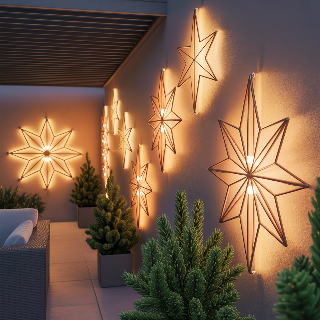 Modern Geometric Light Installation