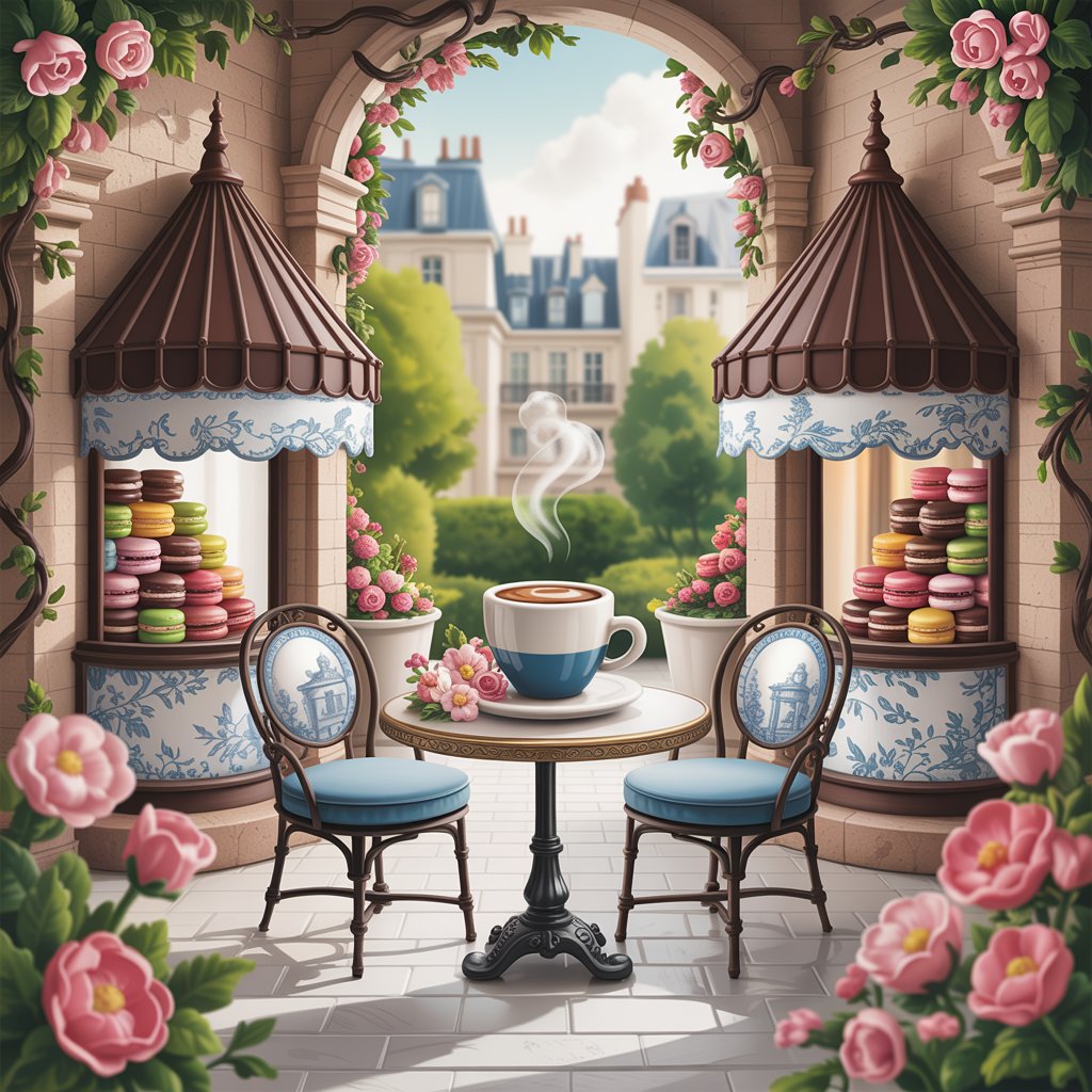 Parisian Café Scene
