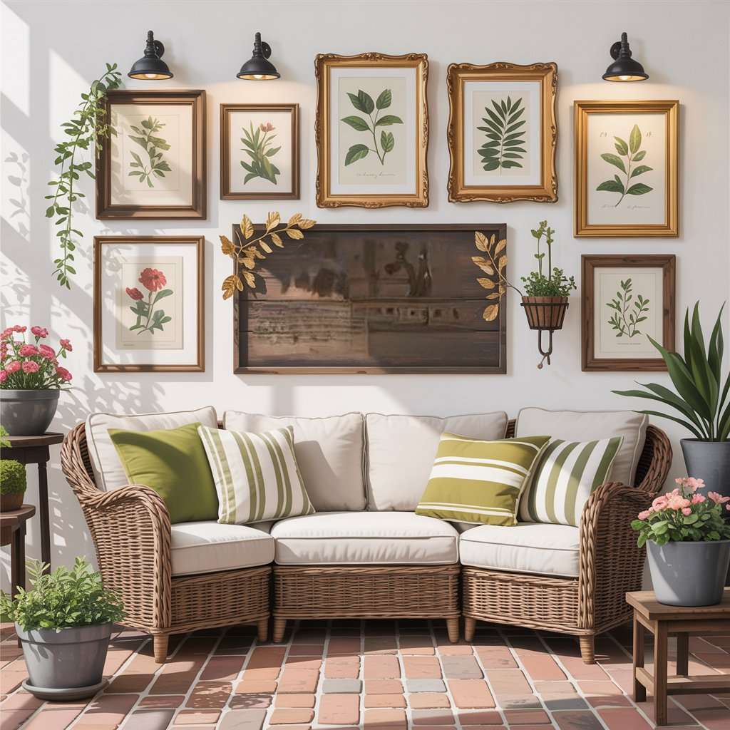 Gold-Accent Farmhouse Decor