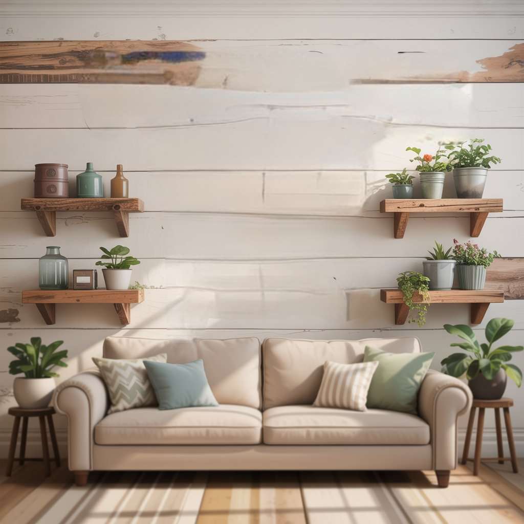 Reclaimed Wood Shelves
