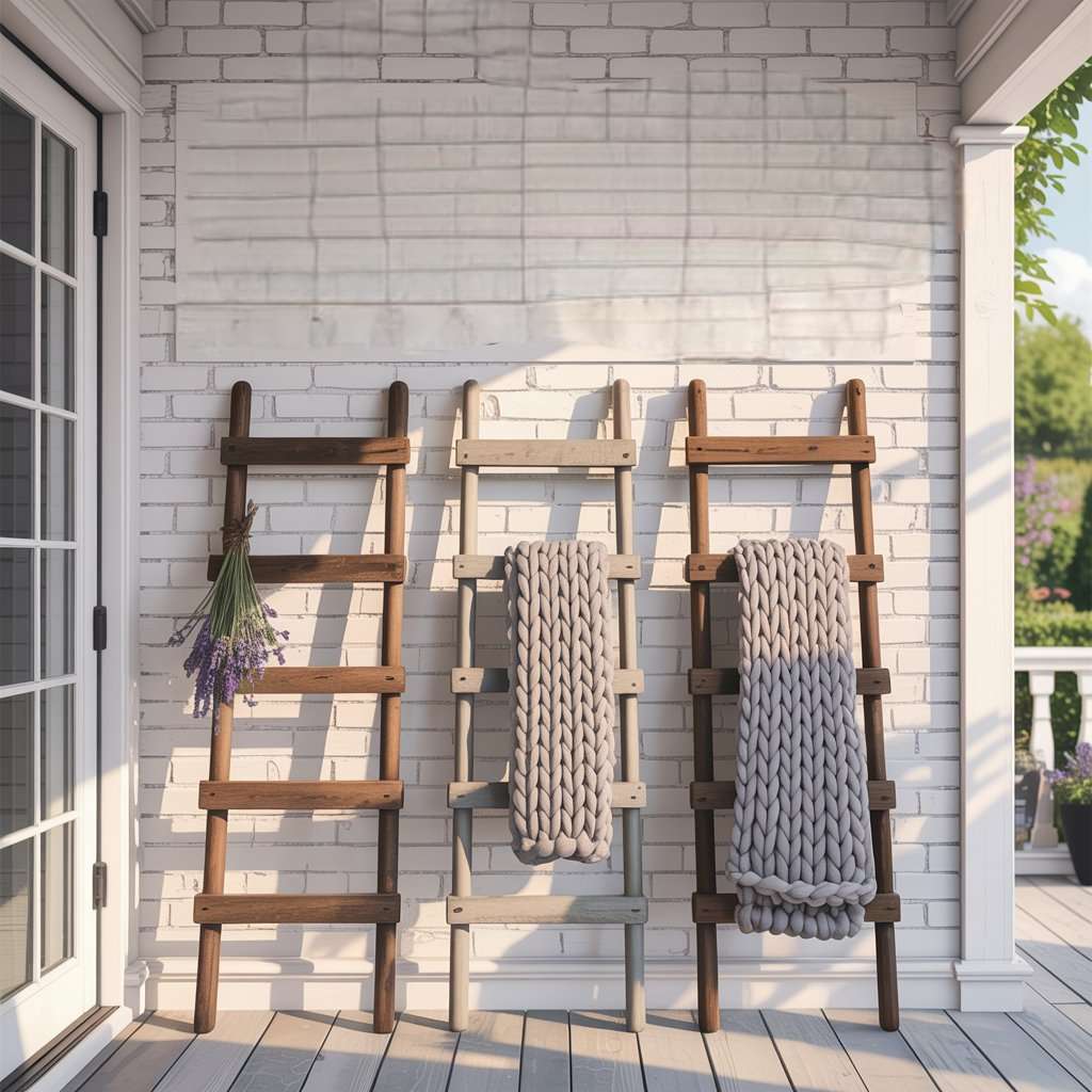 Rustic Wooden Ladders