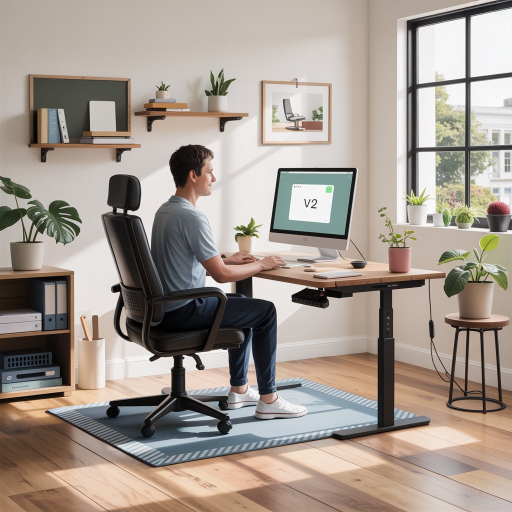 Standing Desk Converters Dynamic Posture Shifts