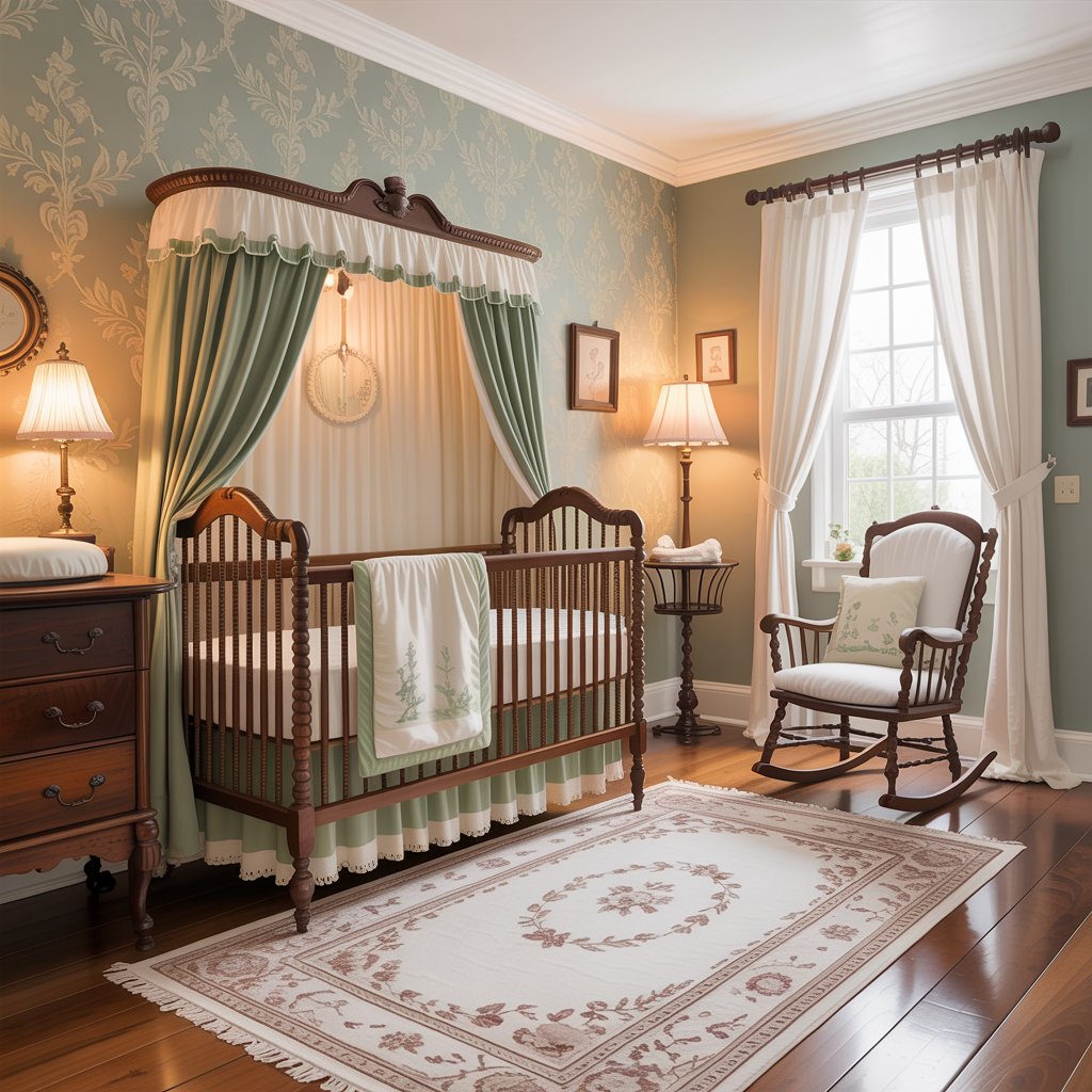 Vintage-Inspired Nurseries with Timeless Appeal