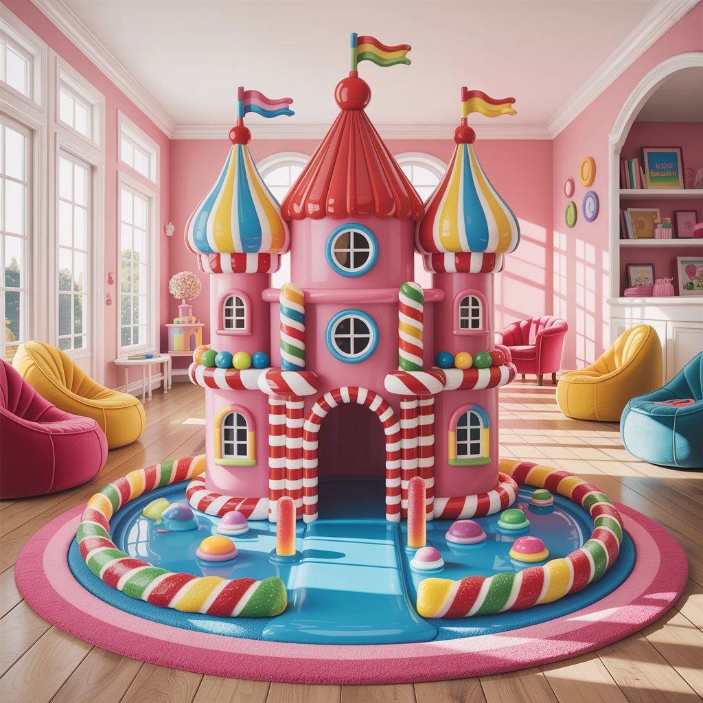 Whimsical Candy Land Castle
