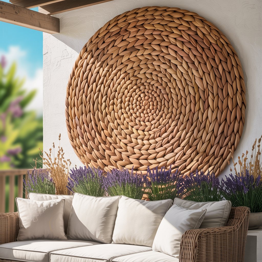 Woven Rattan Wall Hangings
