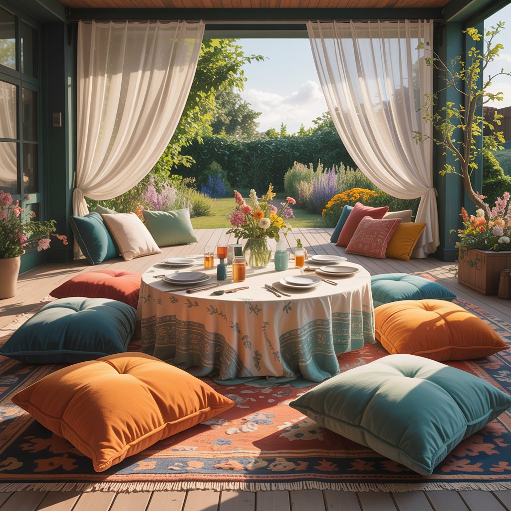 Indoor Picnic Setup