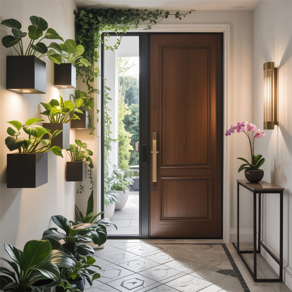 Add Living Elements with Wall-Mounted Planters