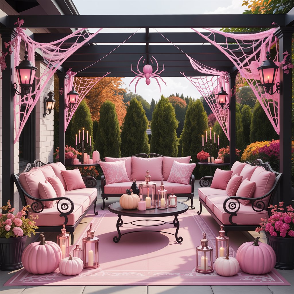 Pink Halloween Decor Ideas: Where Spooky Meets Glamorous