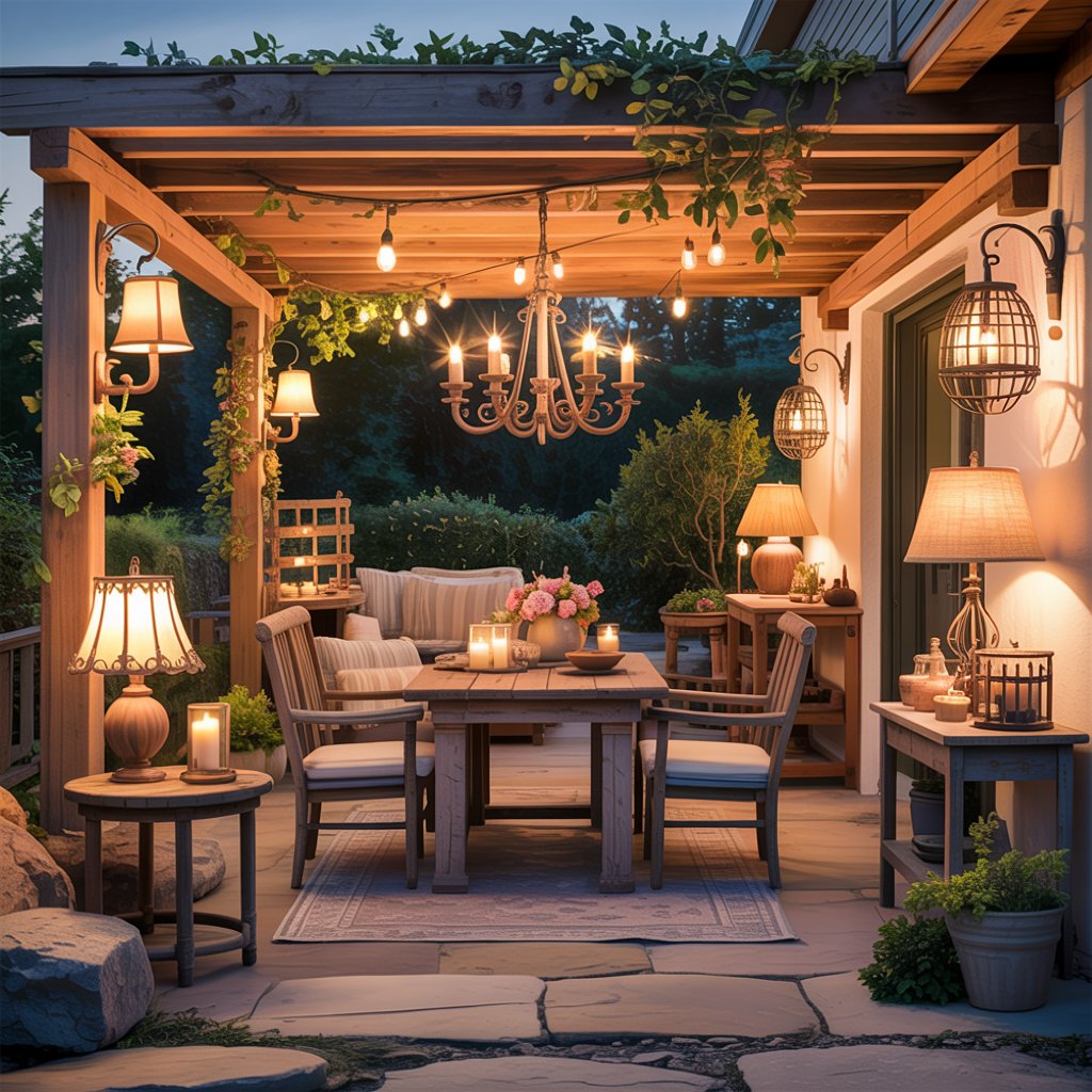 Rustic Lighting Fixtures Setting the Mood