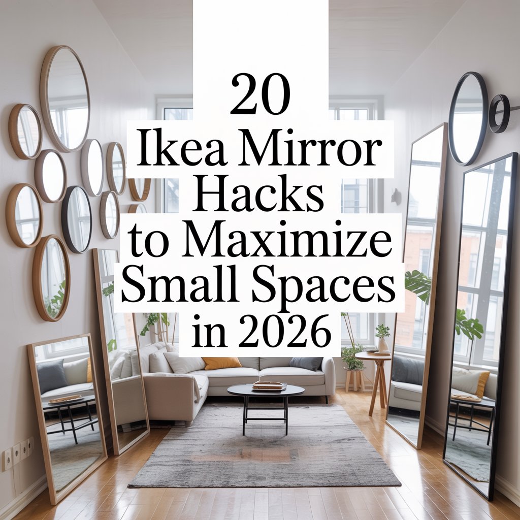 20 IKEA Mirror Hacks to Maximize Small Spaces