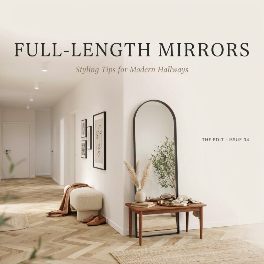 Full-Length Mirrors Styling Tips for Modern Hallways